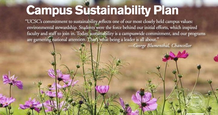 Campus sustainability brochure